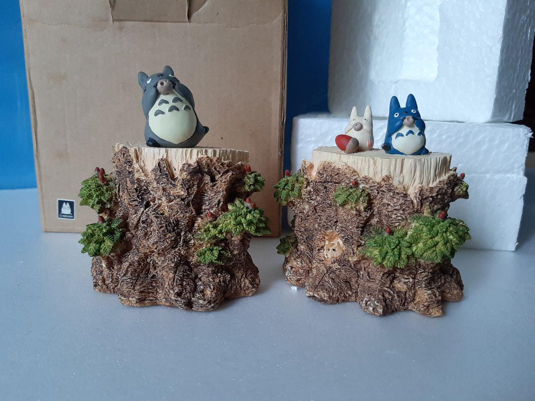 となりのトトロ 　ブックエンド　置物　フィギュアセット
