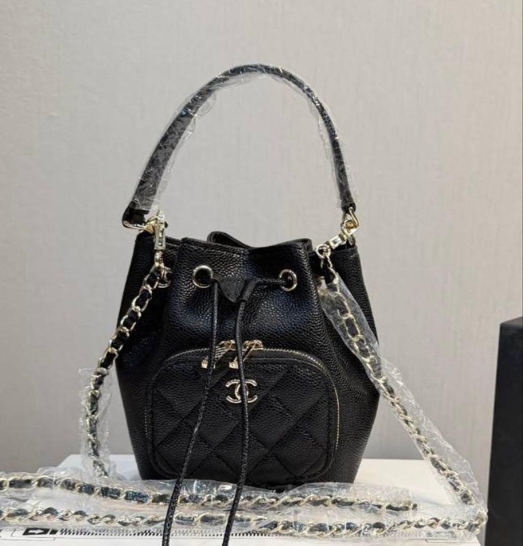 新品 巾着 ショルダーバッグ