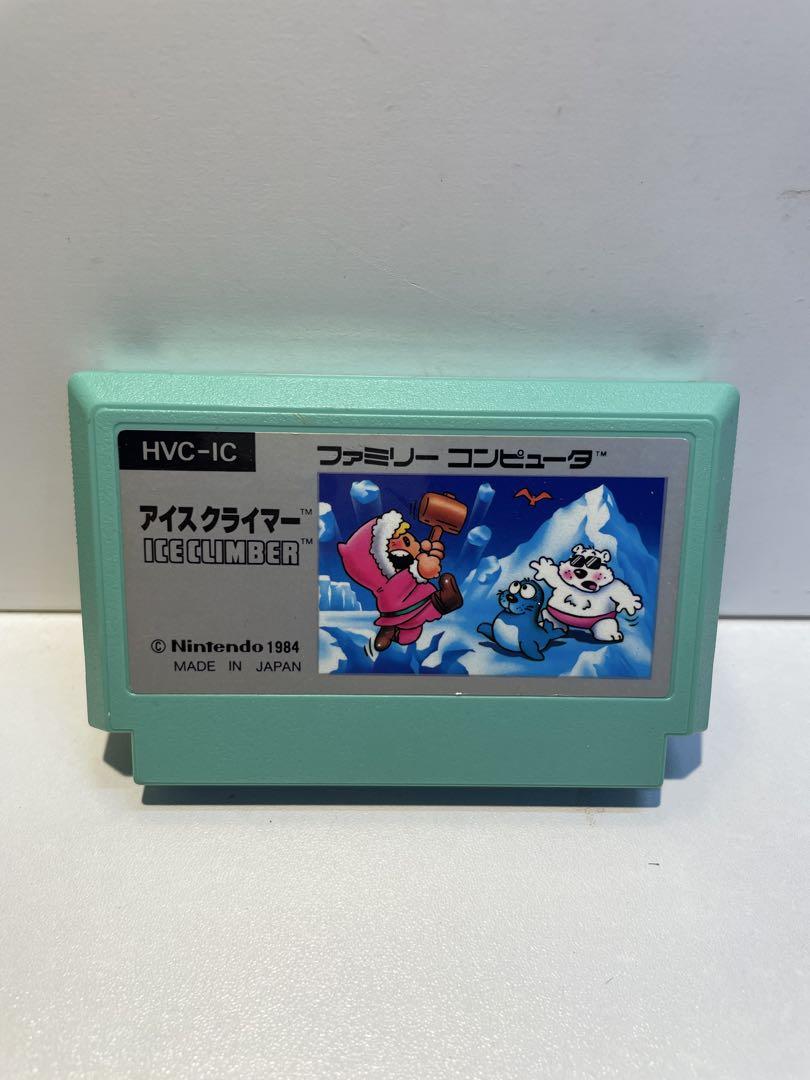アイスクライマー 任天堂 ファミリーコンピュータ(説明書、箱