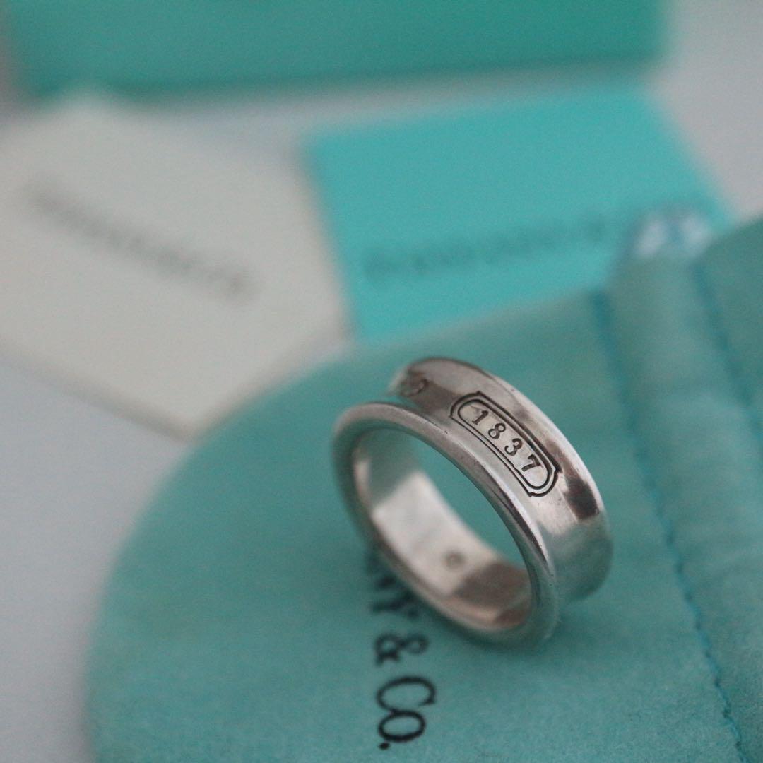美品✨9号Tiffany & Co. 1837シルバー925リングティファニー