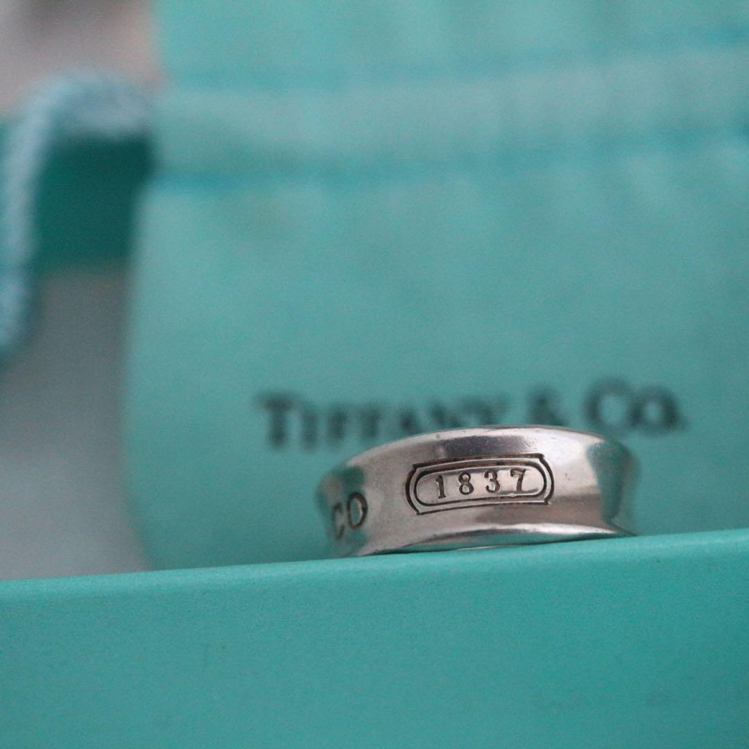 美品 ティファニー 1837 リング　9号 Tiffany & Co. - 【9号・男女兼用】ティファニー 指輪 ピンキー