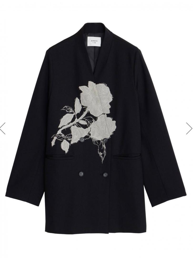 新品タグ付き★AMERI / ROSE EMBROIDERY JACKET