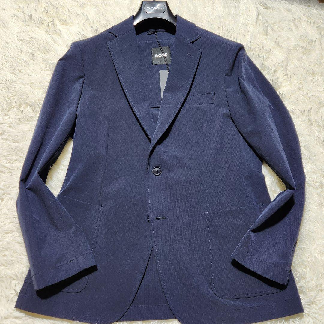 未使用タグ付✨HUGO BOSS テーラードジャケット 現行タグ ストレッチ