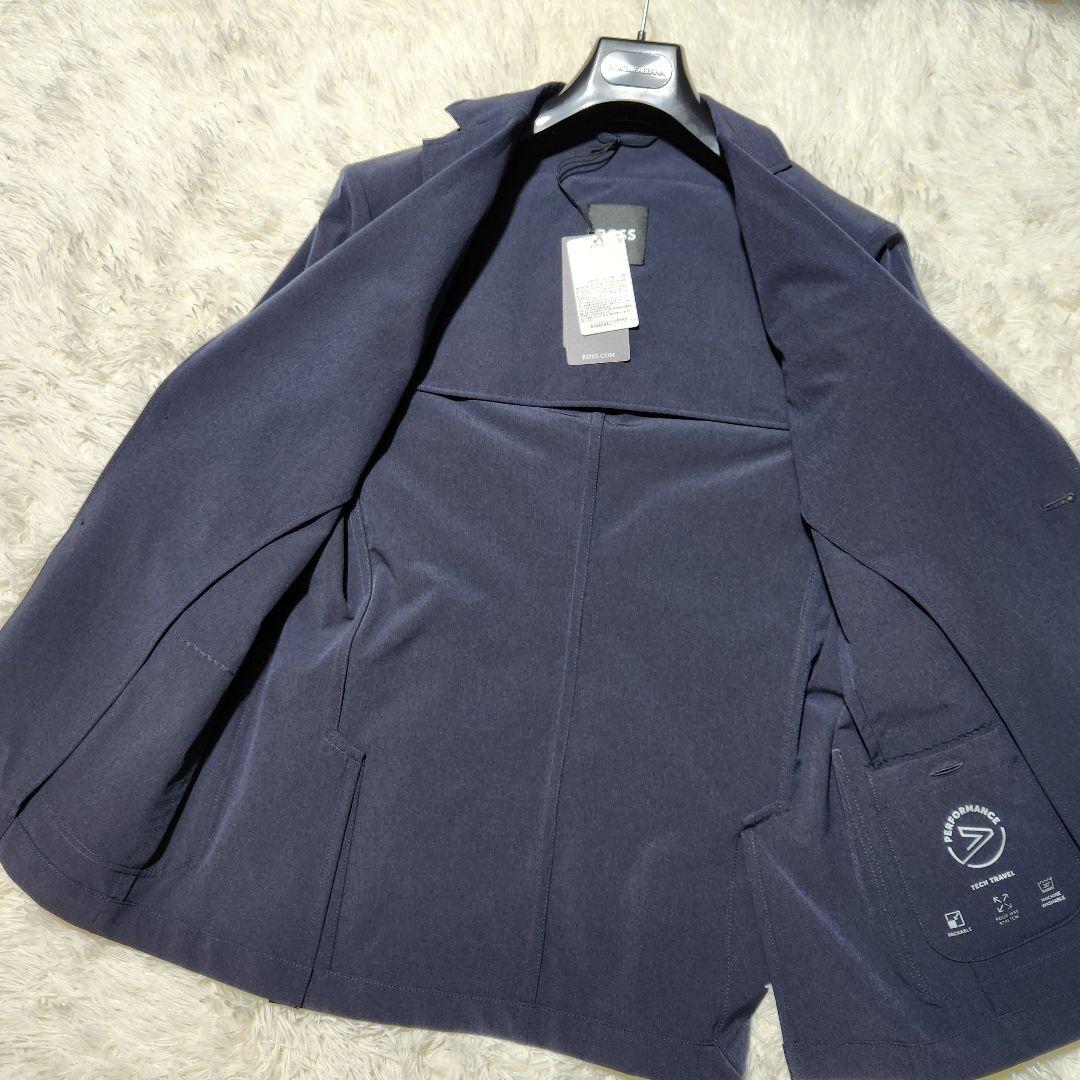 未使用タグ付✨HUGO BOSS テーラードジャケット 現行タグ ストレッチ