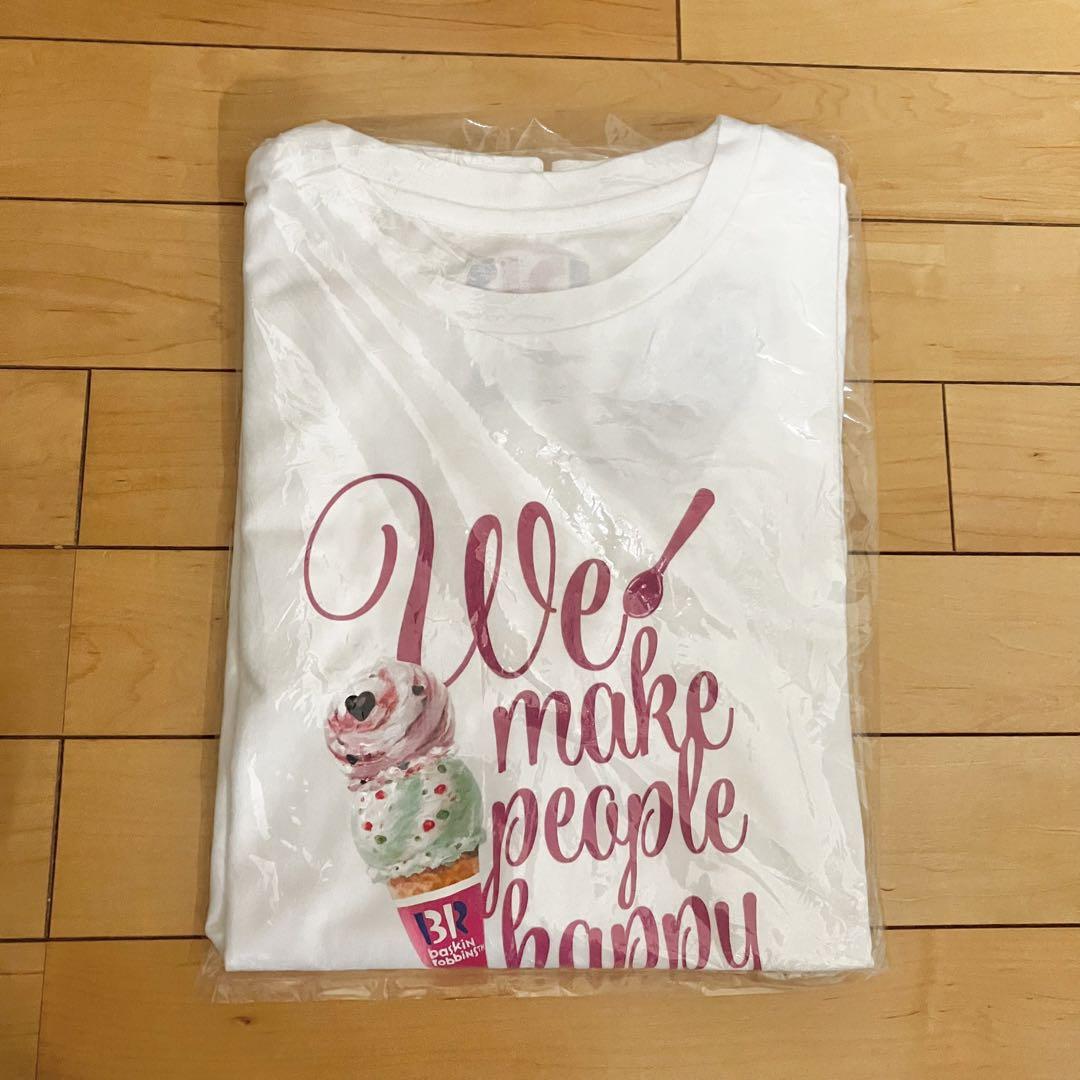 【新品未使用】アフタヌーンティー リビング サーティワン tシャツホワイト完売 アフタヌーンティー サーティワン Tシャツ ホワイト 完売品 M-L