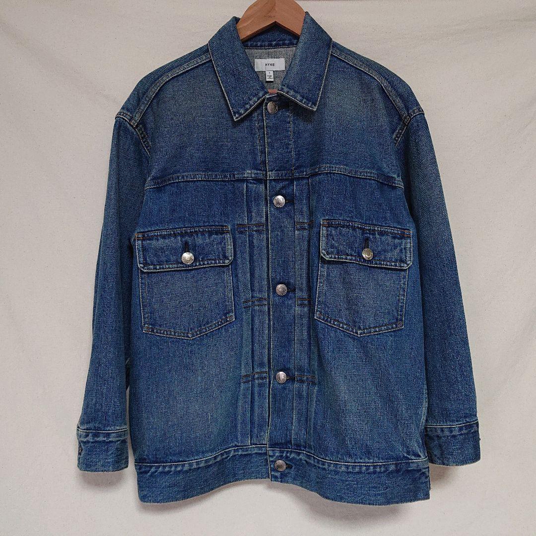 Gジャン/デニムジャケット HYKE DENIM JACKET TYPE2/ BIG FIT SIZE1