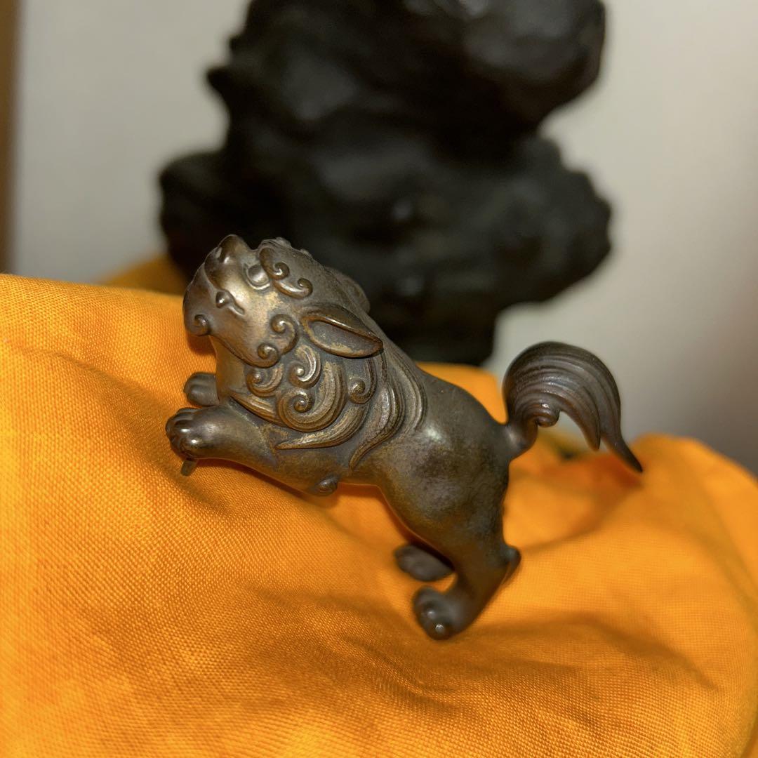 獅子 親子 作家品 古美術 コレクション