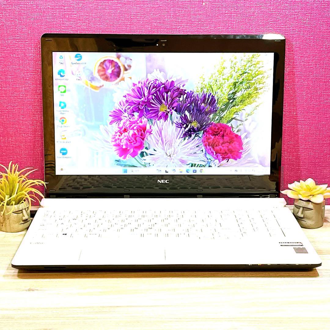 Windows11 第5世代i3 NECノートパソコン ブルーレイ カメラ