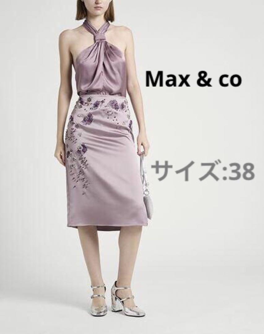 マックスアンドコーMax & coアルカノ ウーマントップ モーブビスコース38