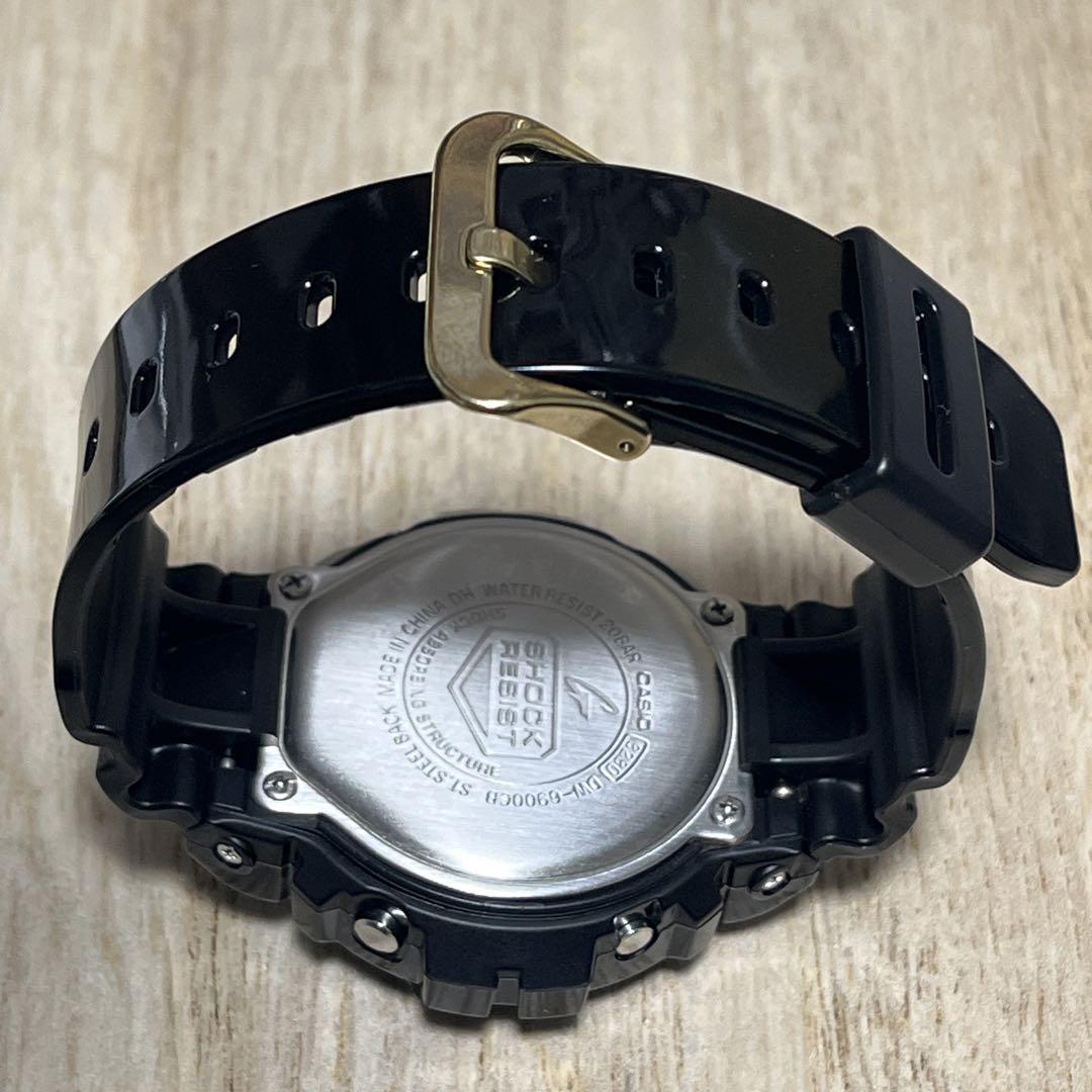 【未使用レベル超美品】G-SHOCK DW-6900CB ブラック×ゴールド