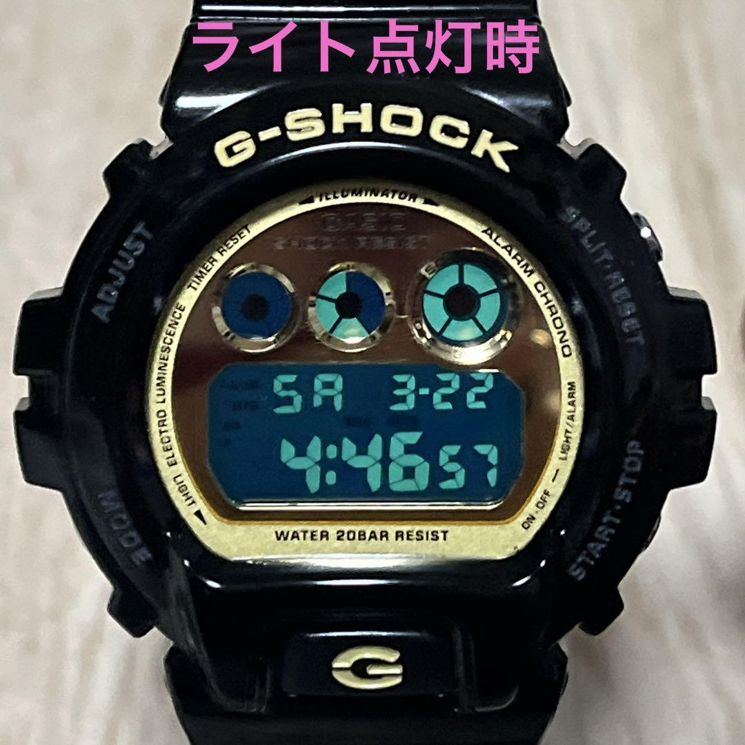 【未使用レベル超美品】G-SHOCK DW-6900CB ブラック×ゴールド