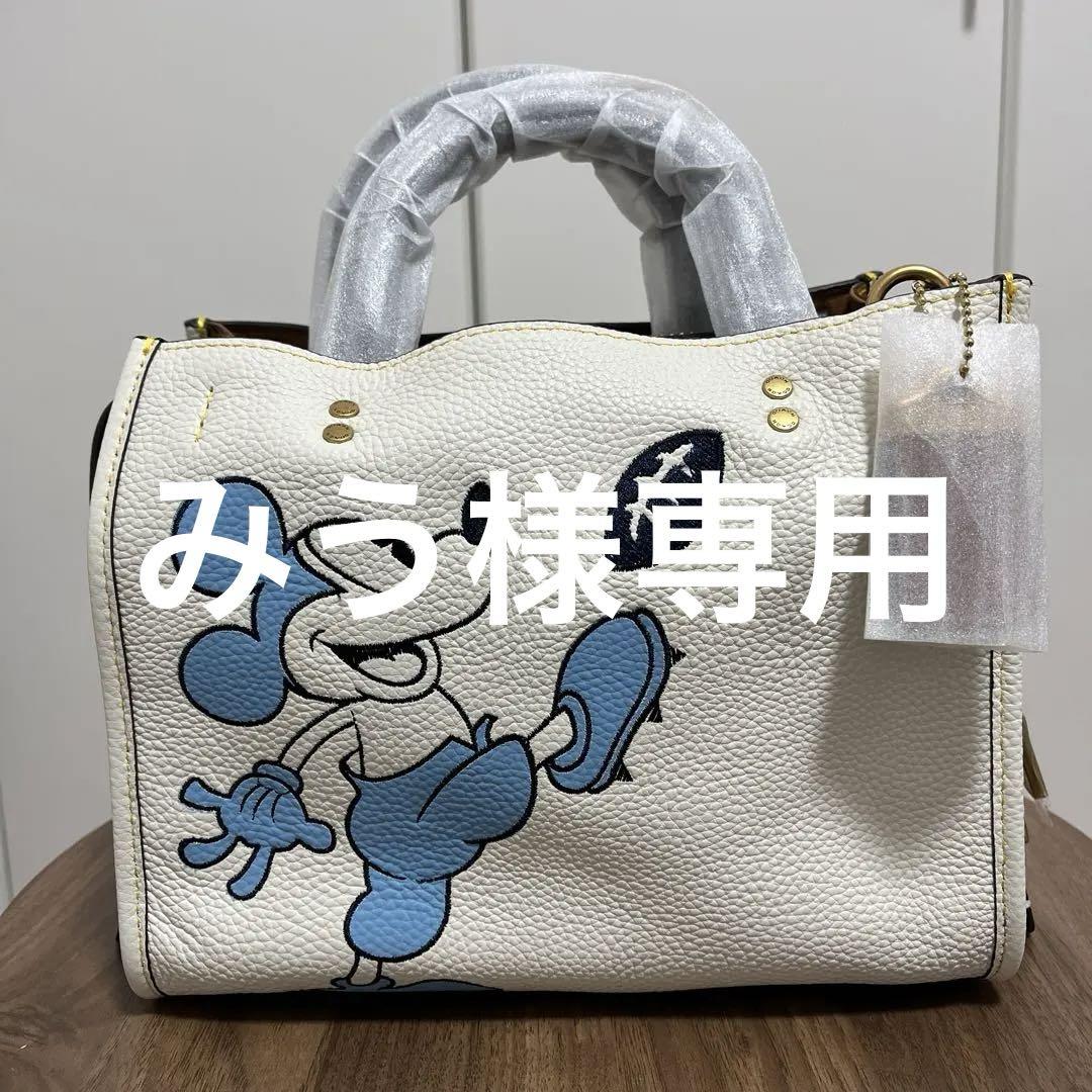 【新品未使用】COACH×ディズニーコラボショルダーバック　6166