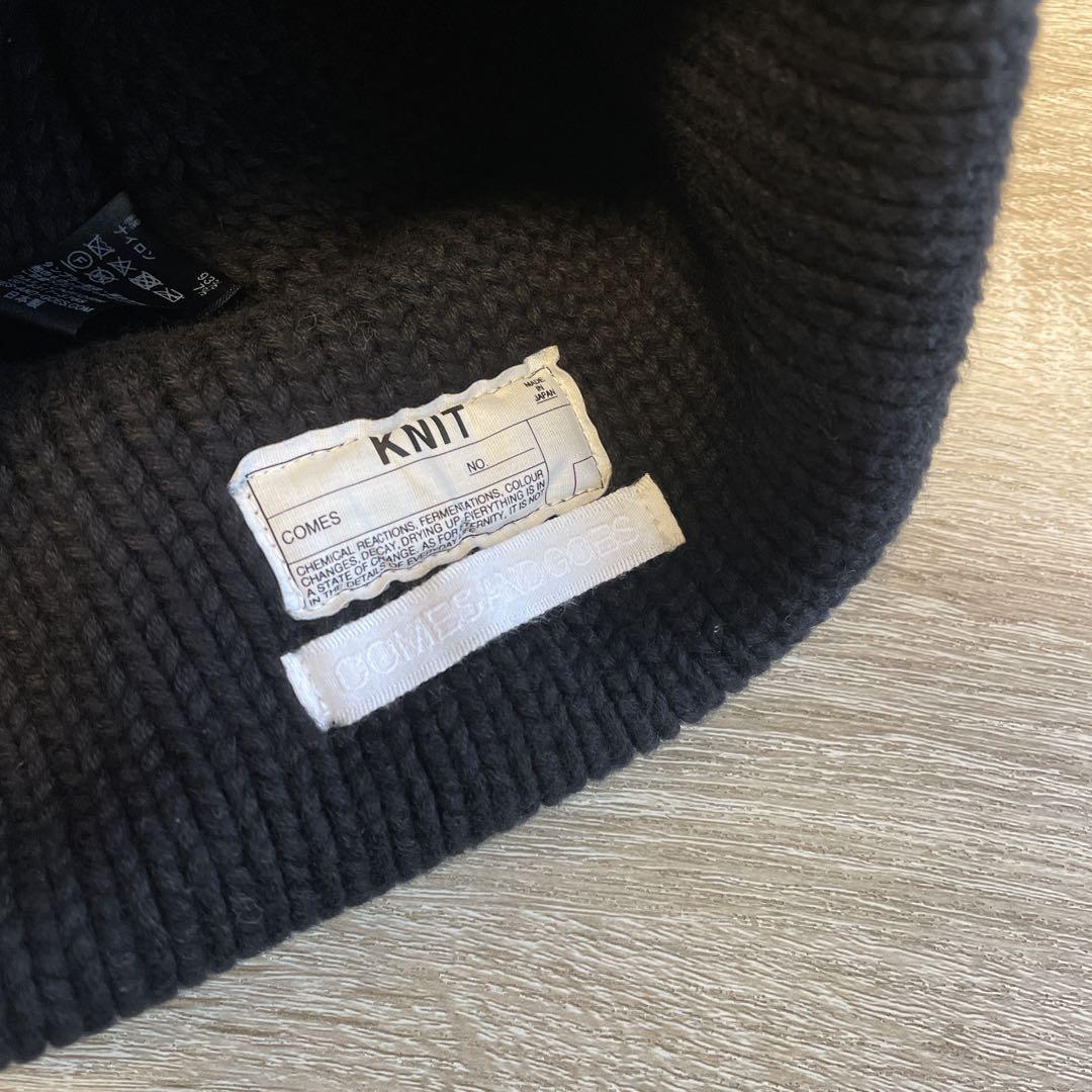 [美品]COMES AND GOES BEANIE ビーニー ニット帽 黒