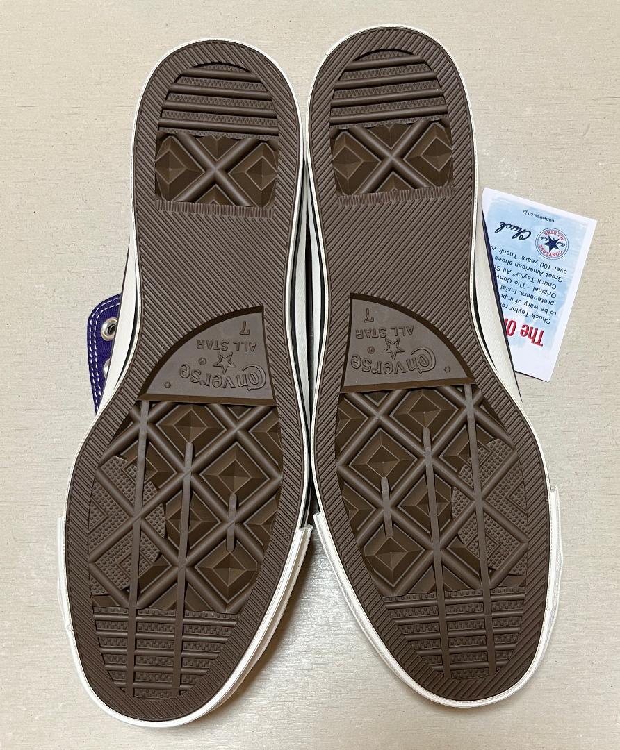 コンバース　日本製　オールスター J　パープル　OX　25.5cm　新品