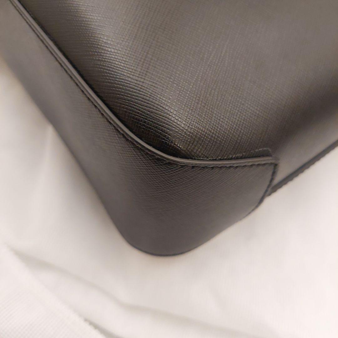 MONTBLANC ブラックレザービジネスバッグ