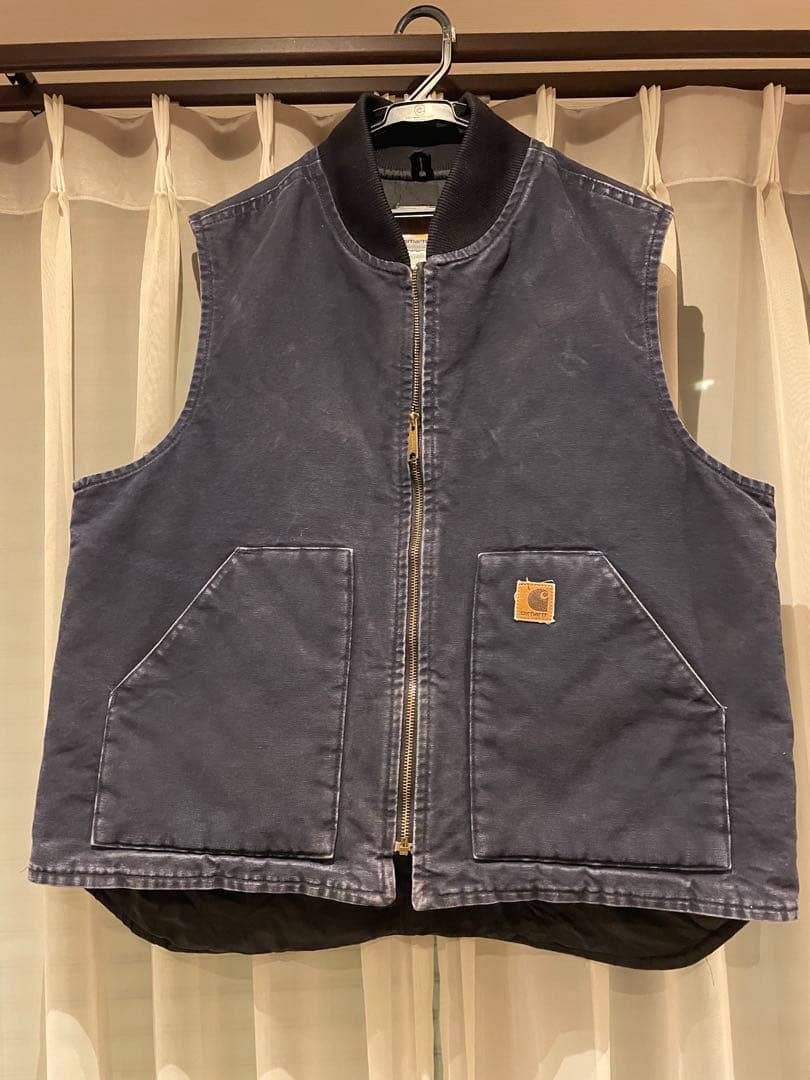 カーハート carhartt ダックベスト MDT ネイビーXL(LL)・Carhartt