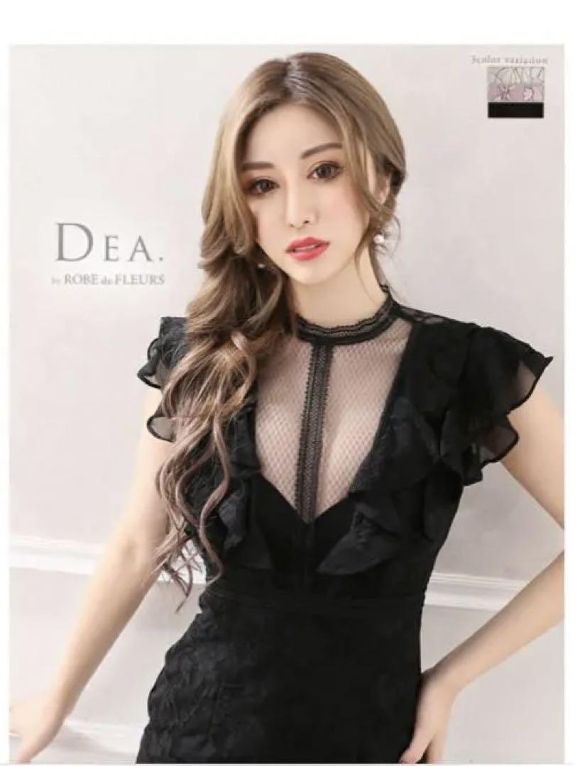 DEA. by ROBE de FLEURS総レースフェミニンタイトキャバドレス