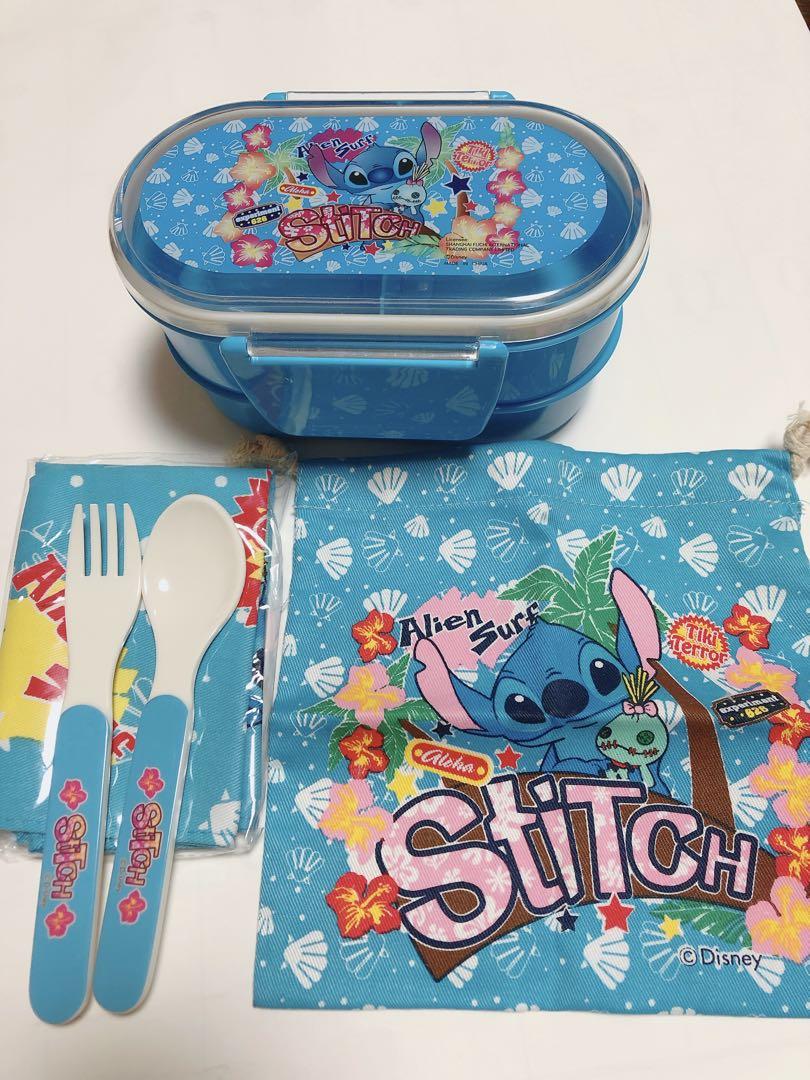 お弁当箱ディズニースティッチ青色