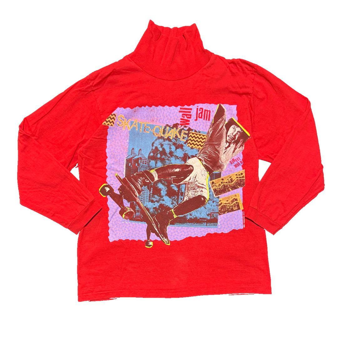 USA製80s Wall jam STS Graphics 長袖 Tシャツ L USA製80s Wall jam STS Graphics 長袖 Tシャツ L