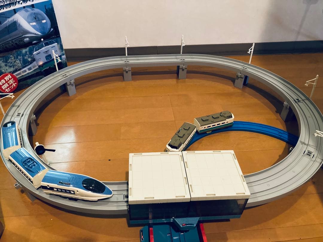 絶版プラレール 485系L特急雷鳥 500系新幹線のぞみ号セット