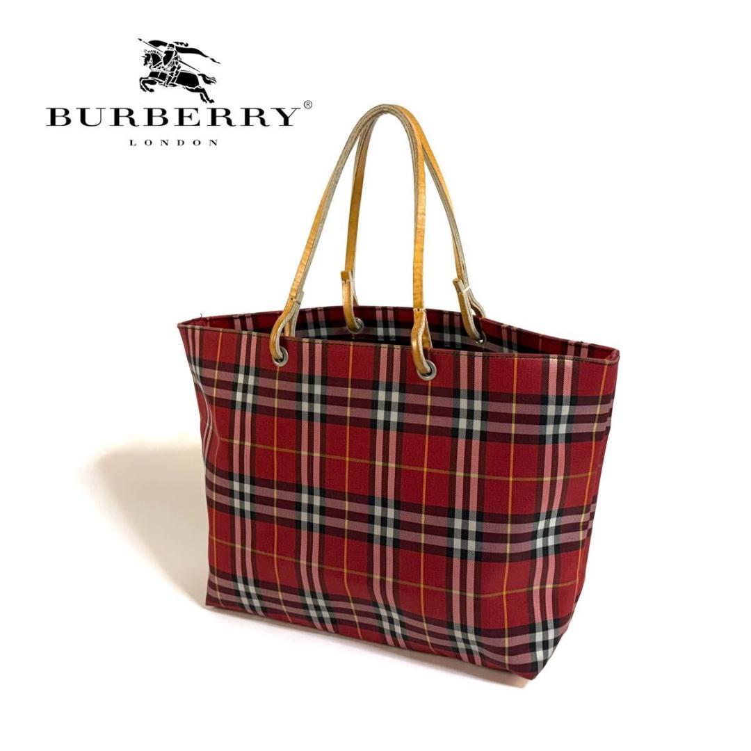 【美品】BURBERRY ハンドバッグ ミニバッグ ノバチェック イタリア製