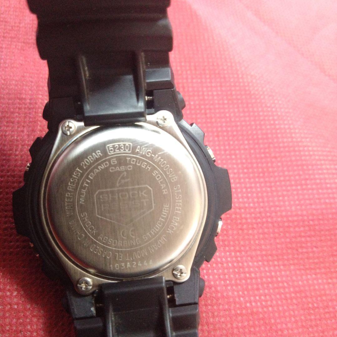 G-SHOCK　AWG-M100SVB電波ソーラー