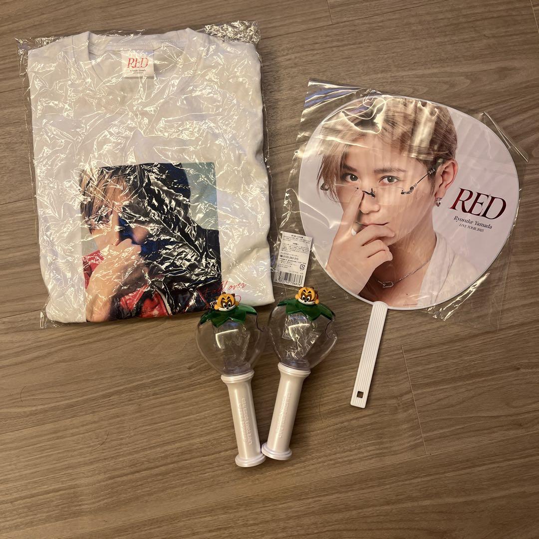 山田涼介RED ソロコンライブグッズペンライトうちわTシャツ