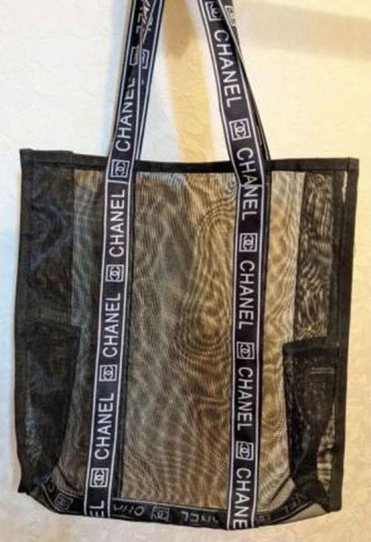 CHANEL/海外限定ノベルティ コスメティックメッシュトートバッグ