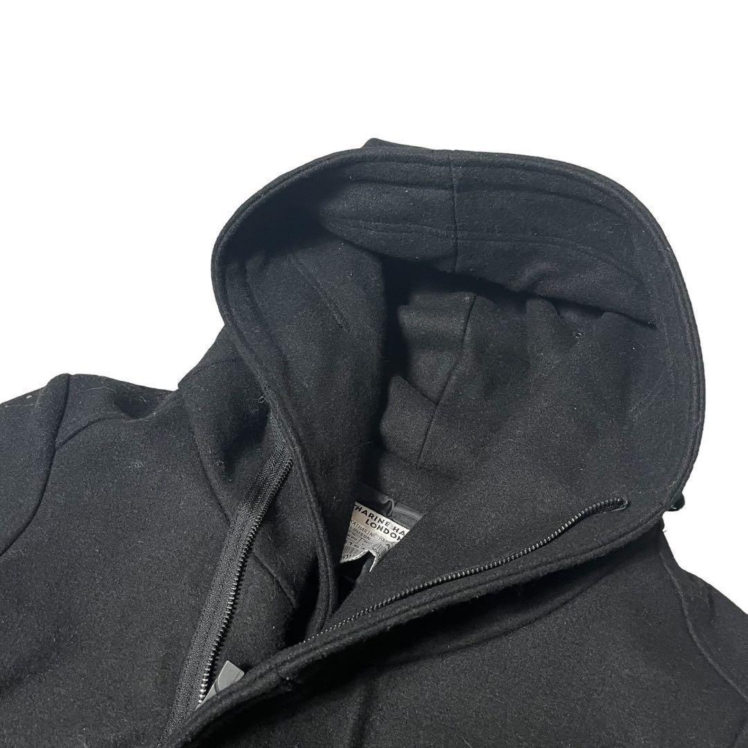 KATHARINE HAMNET LONDON フーディコート ウール M