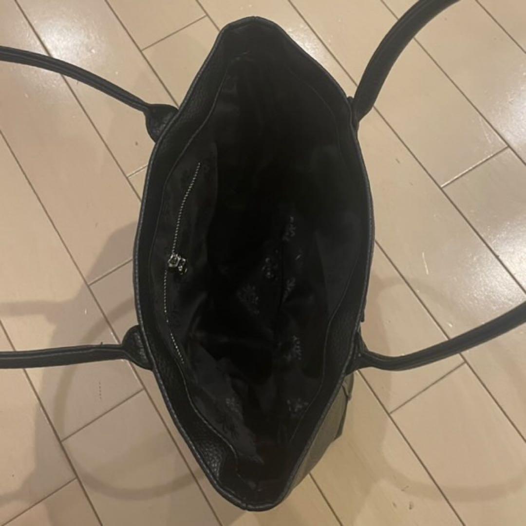 スリーセメタリー クロス トートバッグ 黒 スリーセメタリー クロス トートバッグ 黒