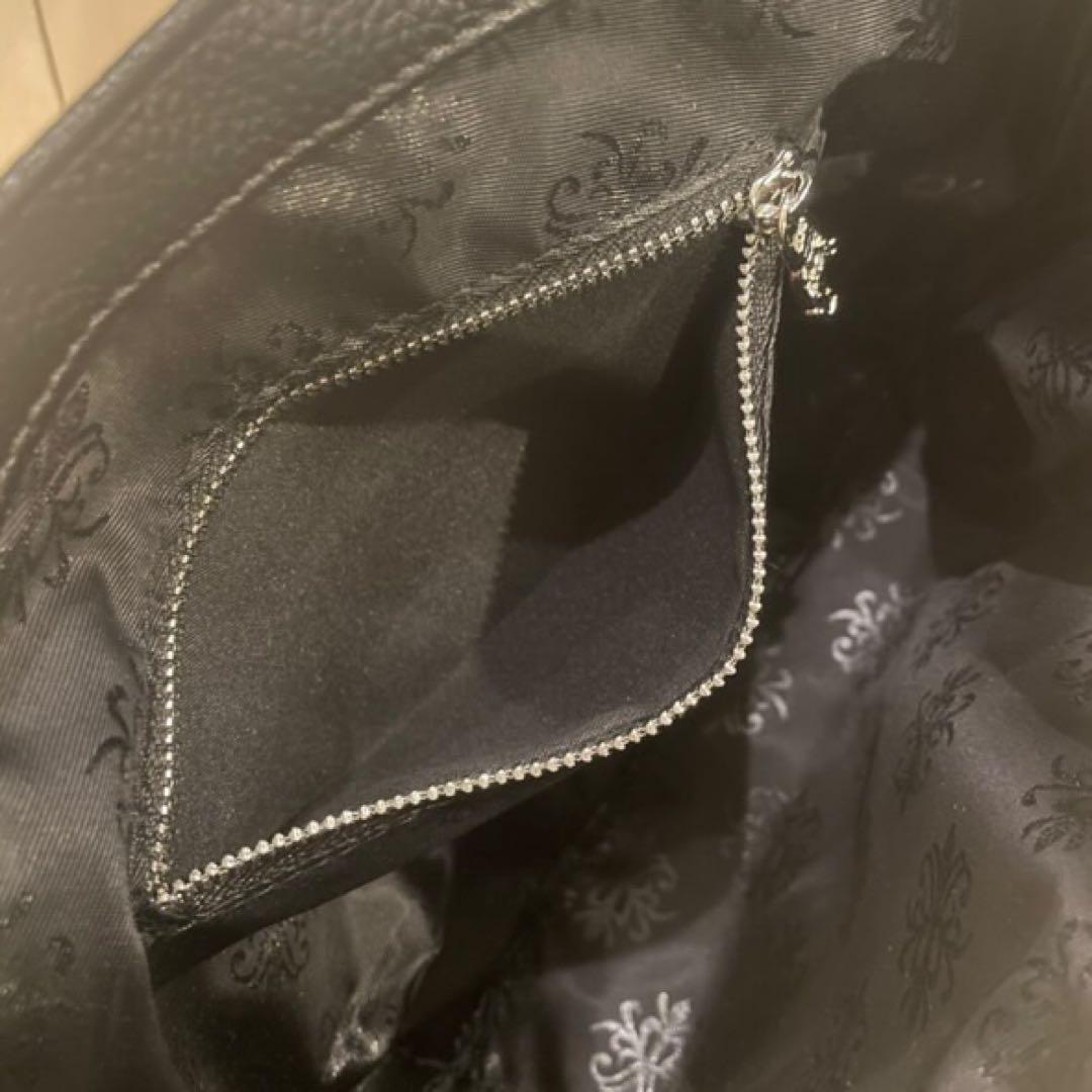 スリーセメタリー クロス トートバッグ 黒 スリーセメタリー クロス トートバッグ 黒