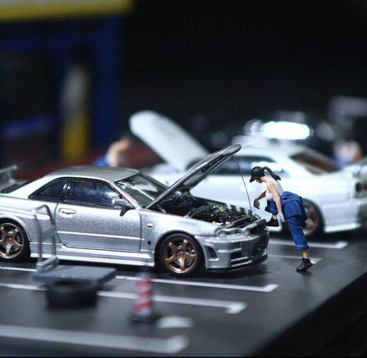 ■1/64サイズ【メカニックガール】3体セット《新品・未開封品》