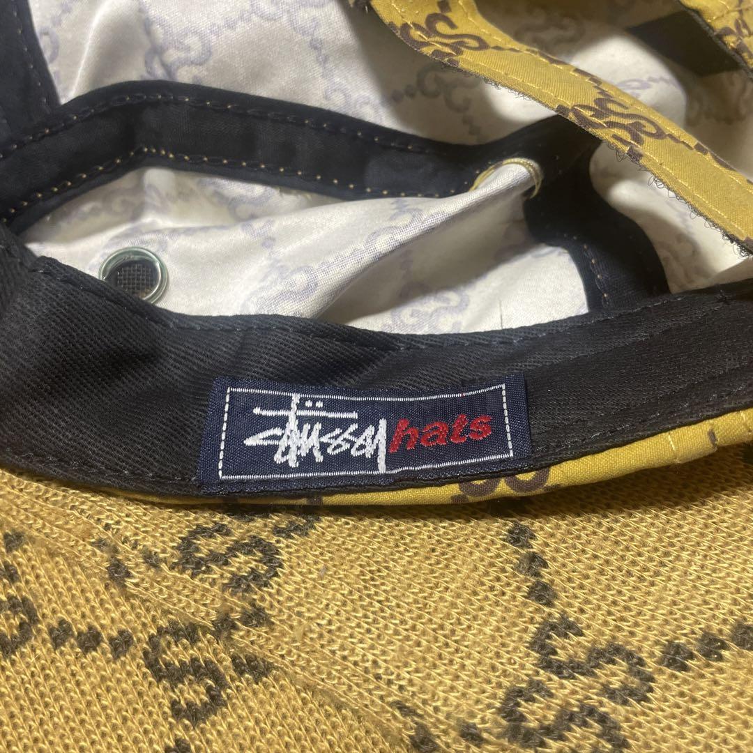 Stussy キャップ イエロー - メルカリ