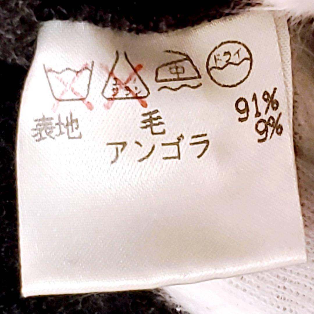 【美品】ROPE　毛混　日本製　ポケット付　シンプル　ロングコート
