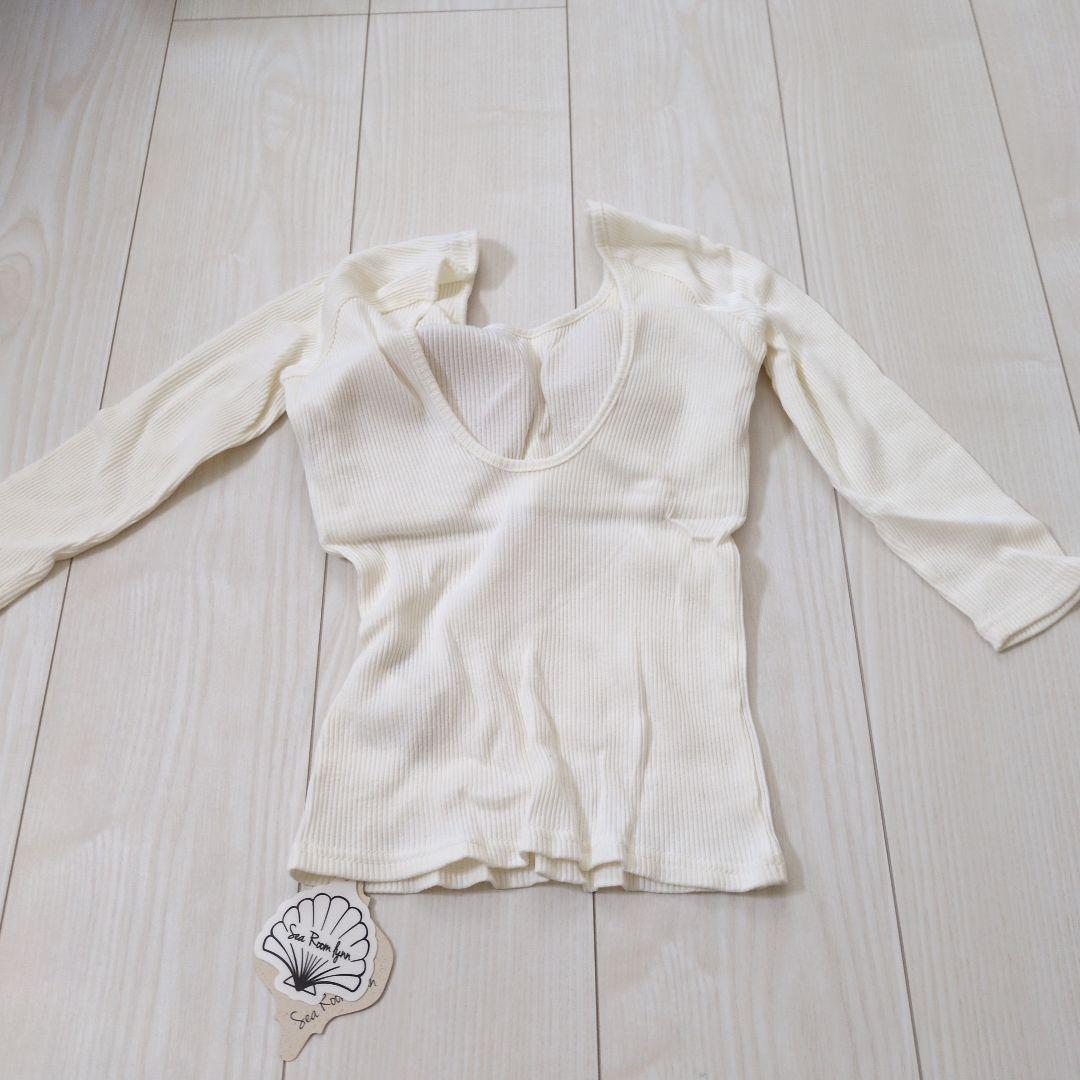 Sea Room lynn 七分袖ニットトップス 新品