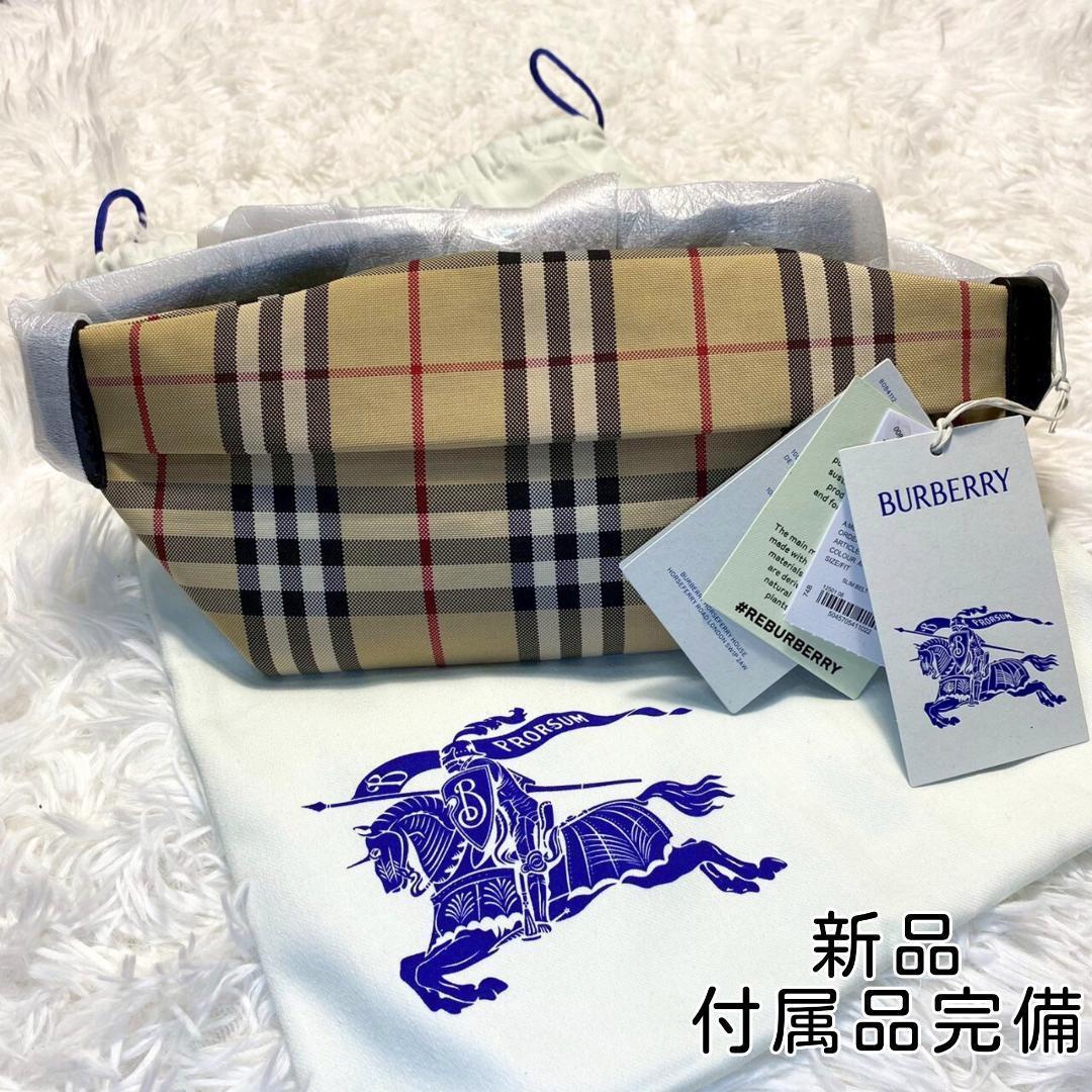 新品・付属品完備】BURBERRY ノバチェック ベルトバッグ A7026