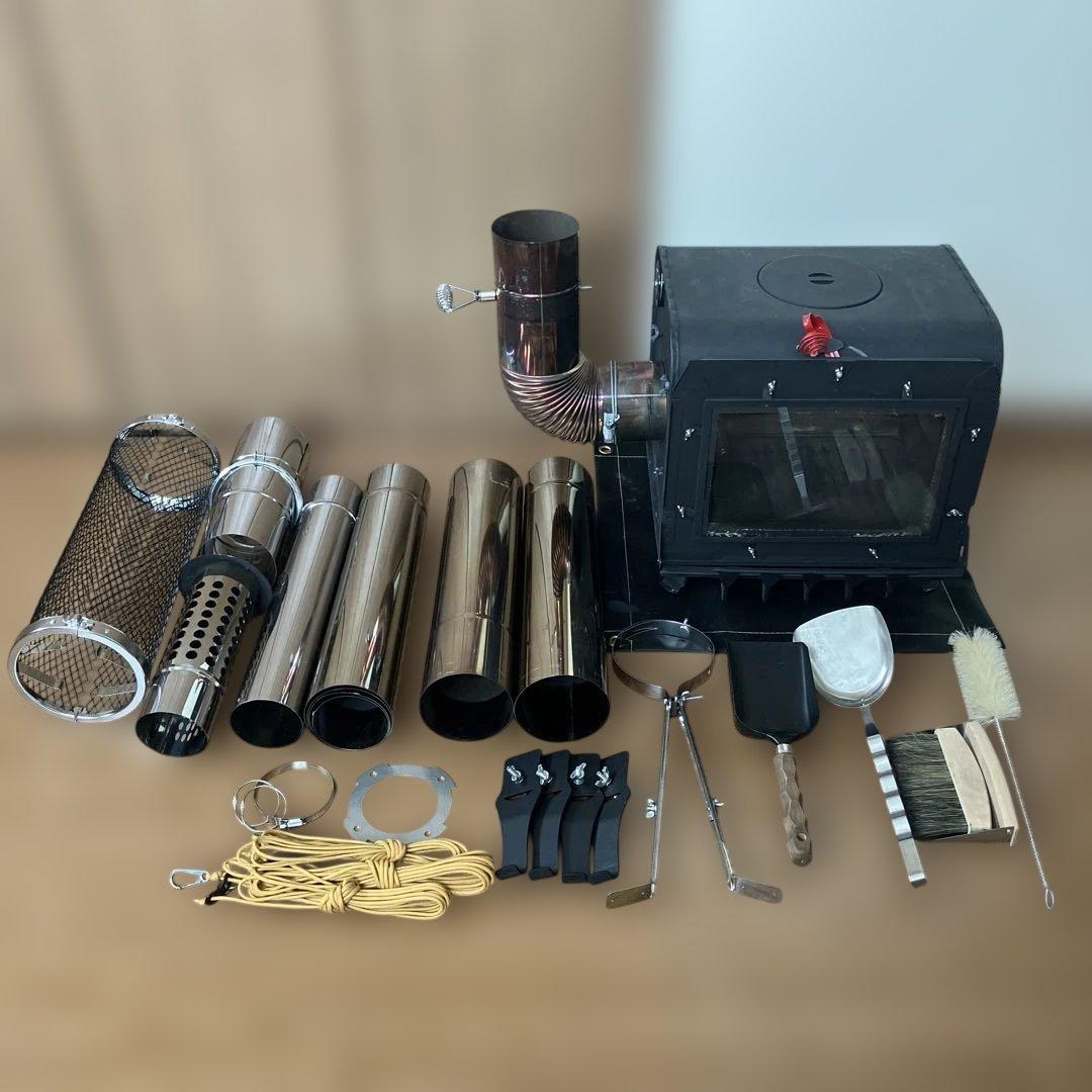 新保製作所 ミニ薪ストーブ ROSE フルセット目立った傷や汚れなし