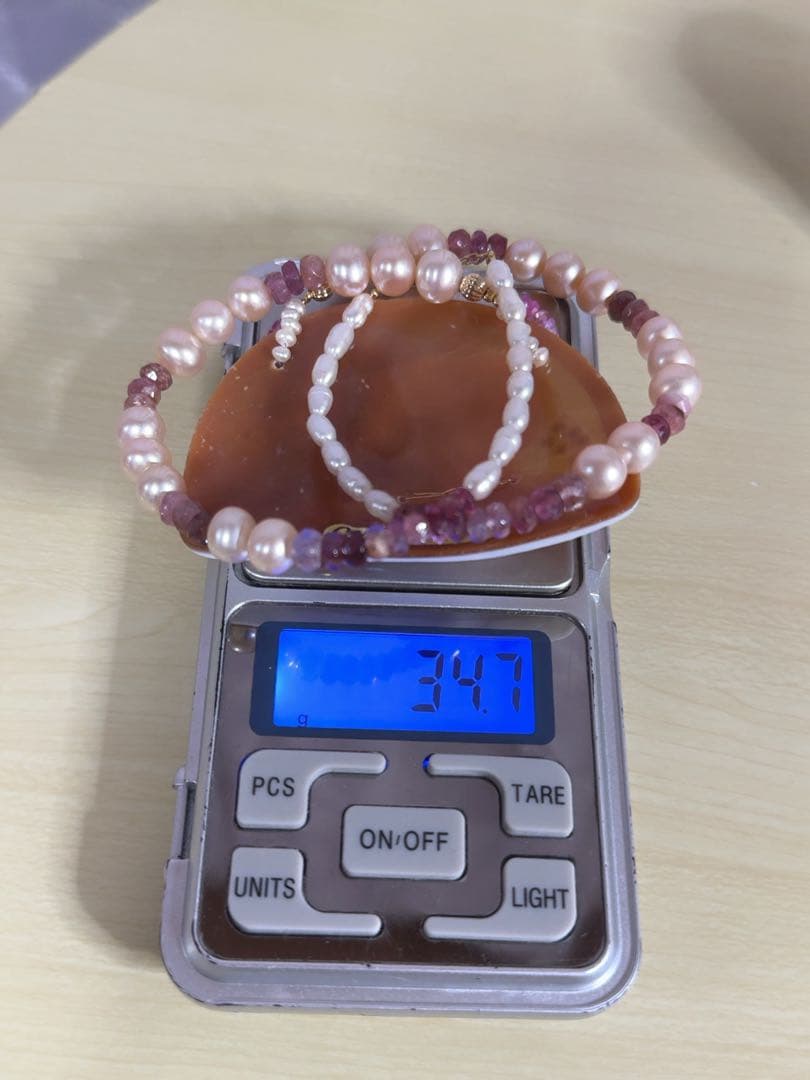 K18金天然シェルカメオ&パール&トルマリンコンビデザインネックレス 44cm K18金天然シェルカメオ&パール&トルマリンコンビデザインネックレス 44cm