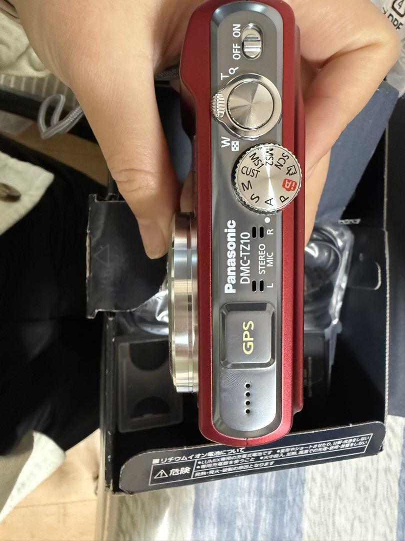 新品 Panasonic LUMIX DMC-TZ 10デジカメ レッド