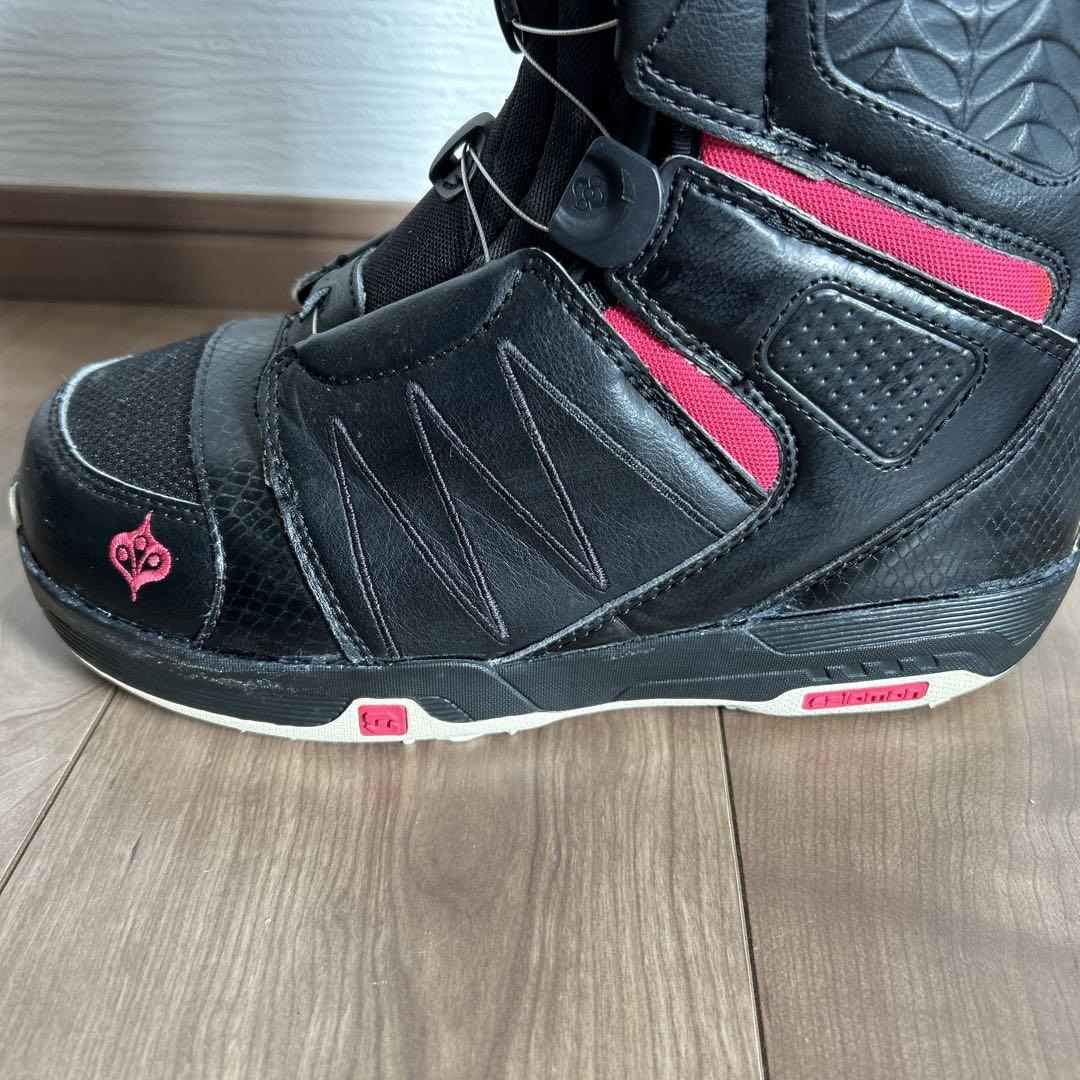 サロモンSALOMON PEARLBOA 23.0 スノーボードブーツ　黒