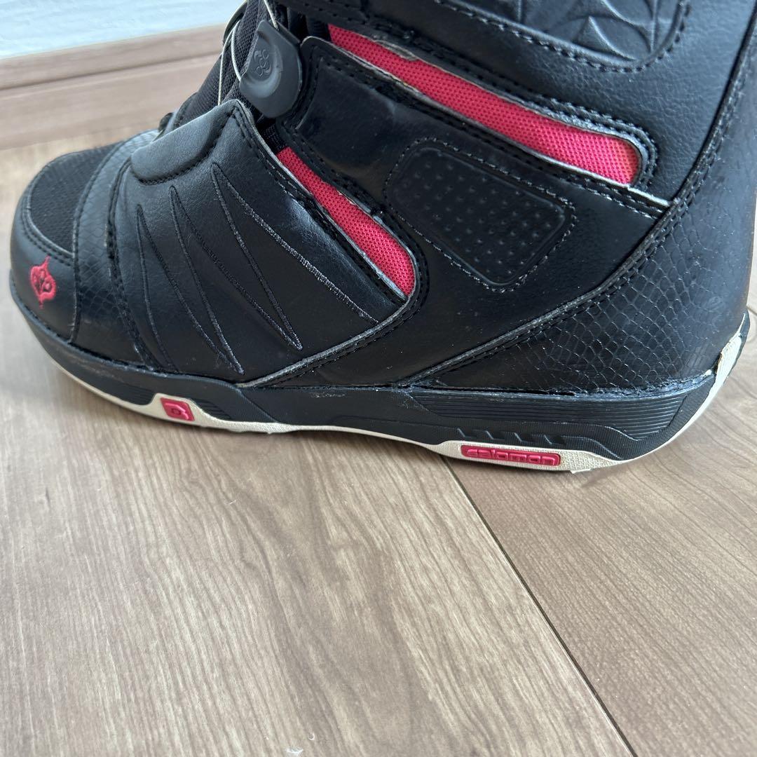 サロモンSALOMON PEARLBOA 23.0 スノーボードブーツ　黒