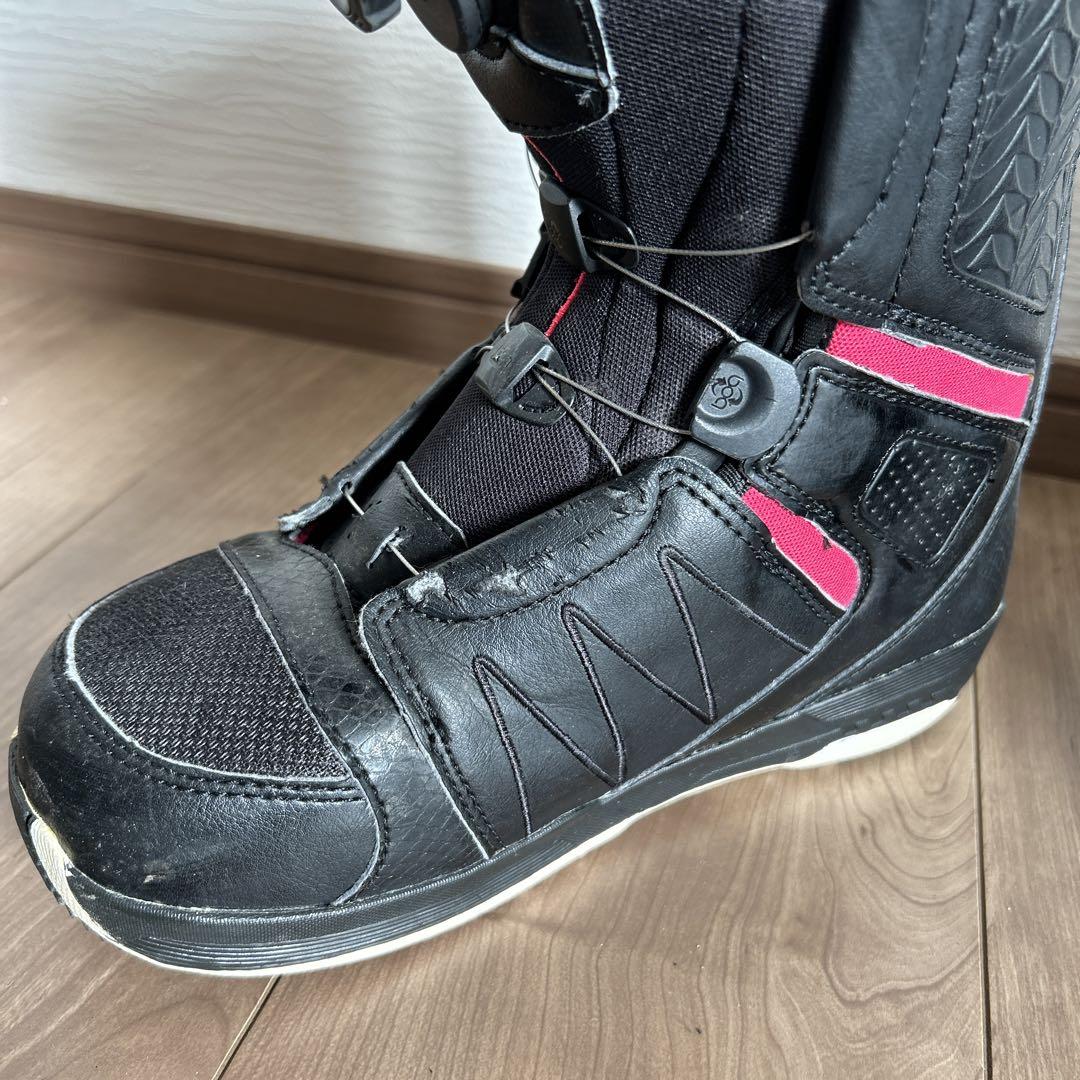 サロモンSALOMON PEARLBOA 23.0 スノーボードブーツ　黒