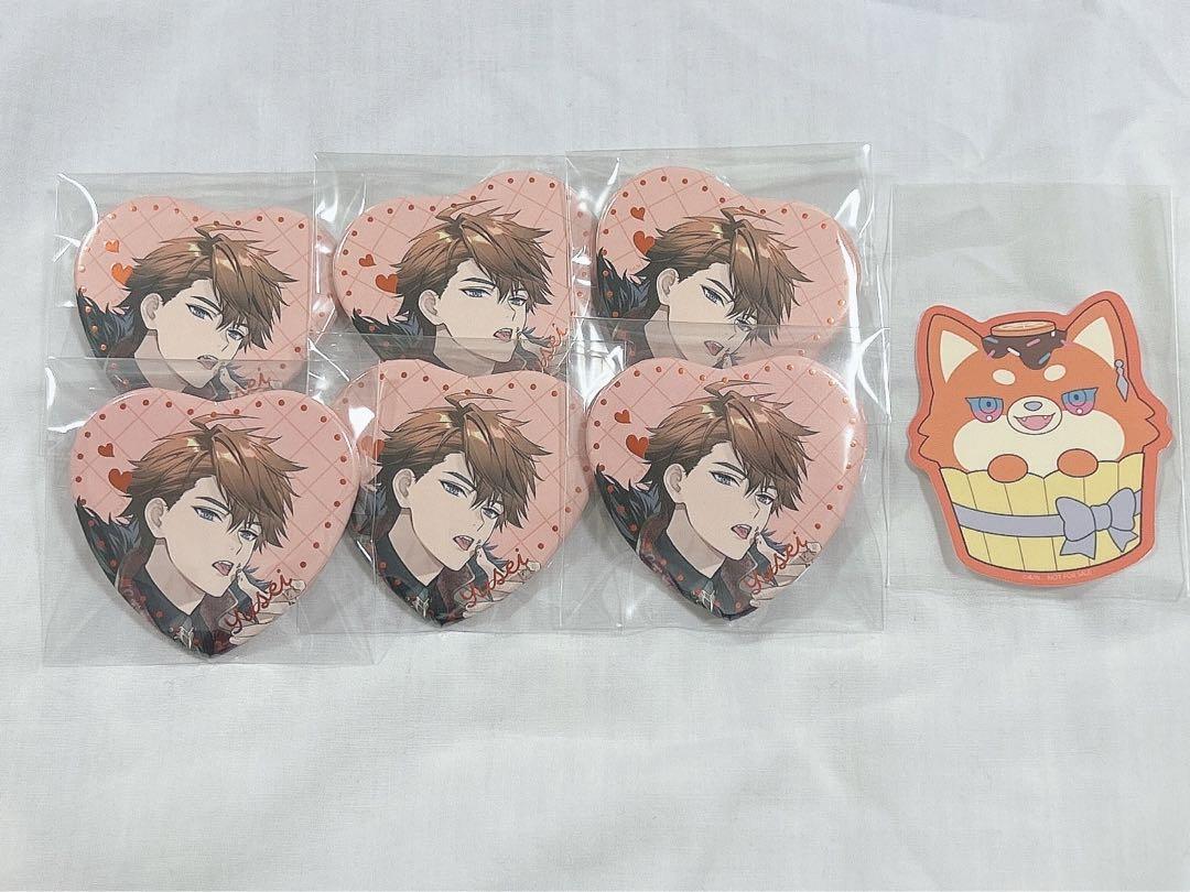北見遊征 Melty Valentine バレンタイン 缶バッジ にじさんじ Melty Valentine ハード型缶バッジ 北見遊征 - メルカリ
