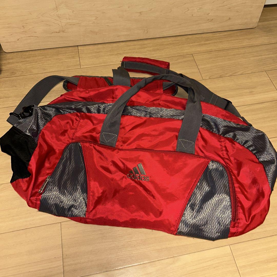 adidas ボストンバッグ ハンドバッグ 赤 handbag y2k red