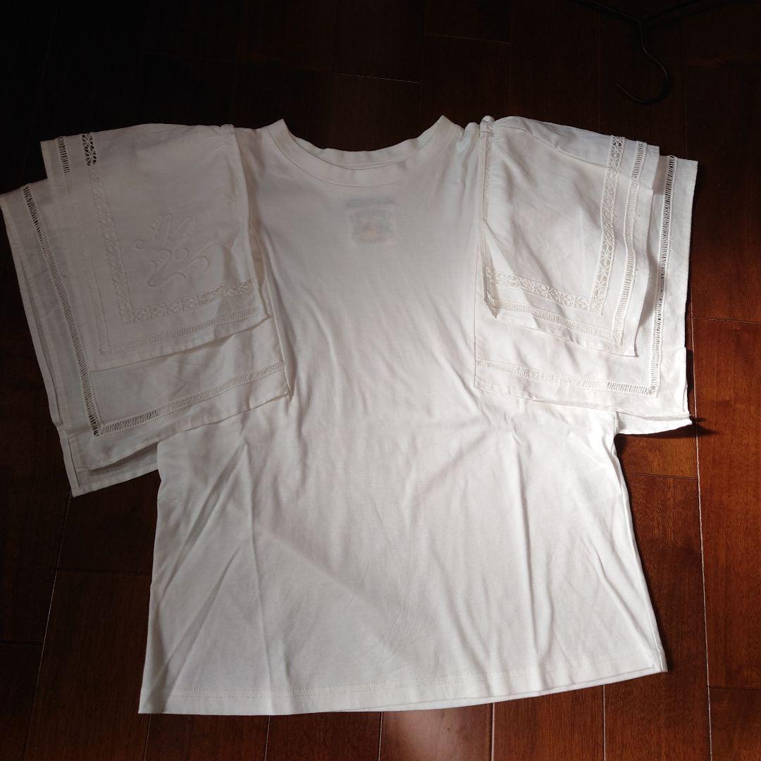 MUVEIL(ミュベール) ナプキンレースTシャツ - YAMAROKU