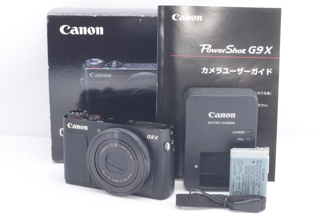 Canon PowerShot G9X ブラック コンパクトデジタルカメラ 42,770円
