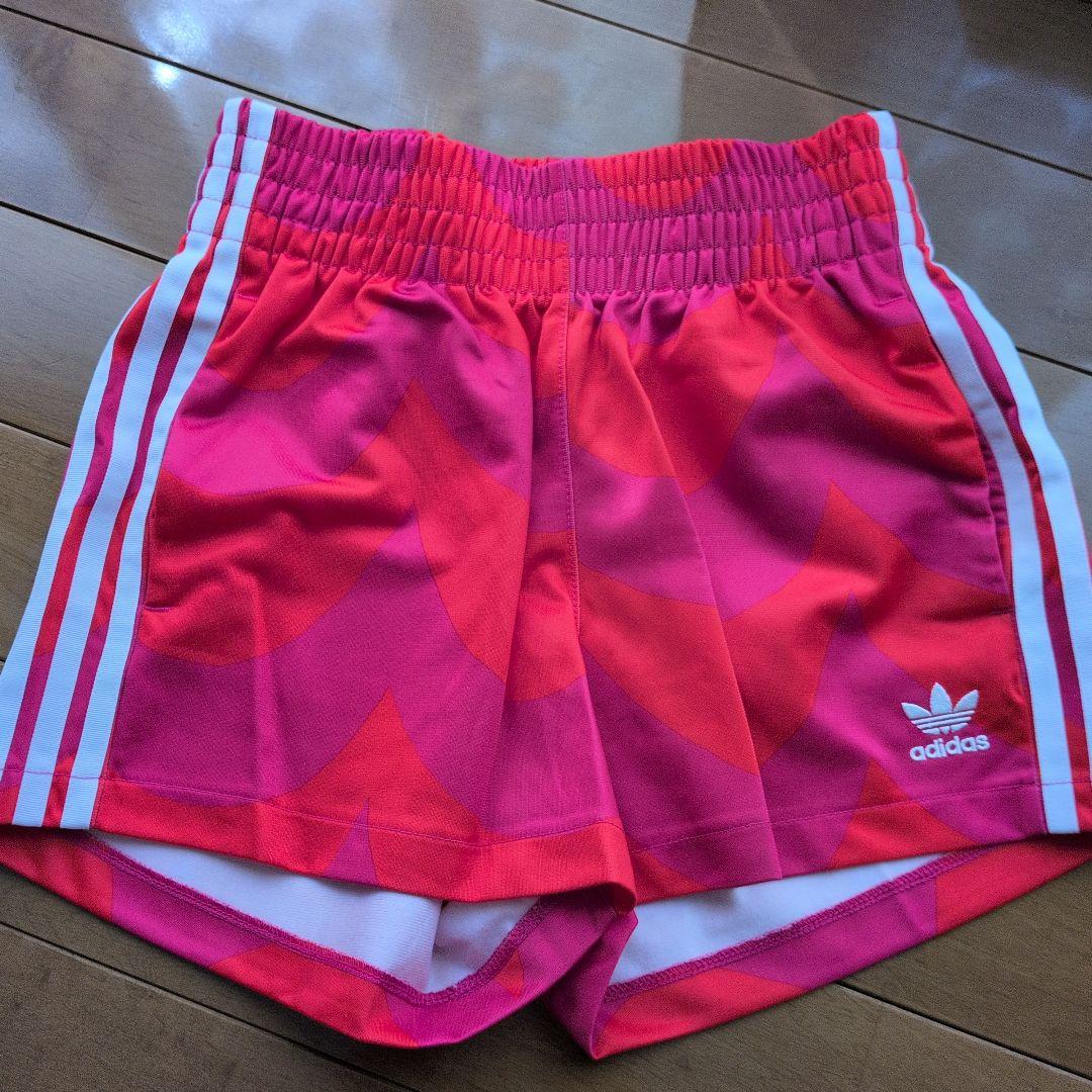 adidas marimekko Sサイズ ピンクショーツ - メルカリ