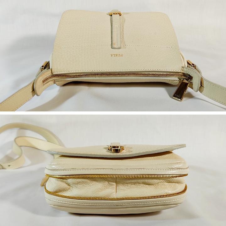 FURLA フルラ ショルダーバッグ レザー ホワイト