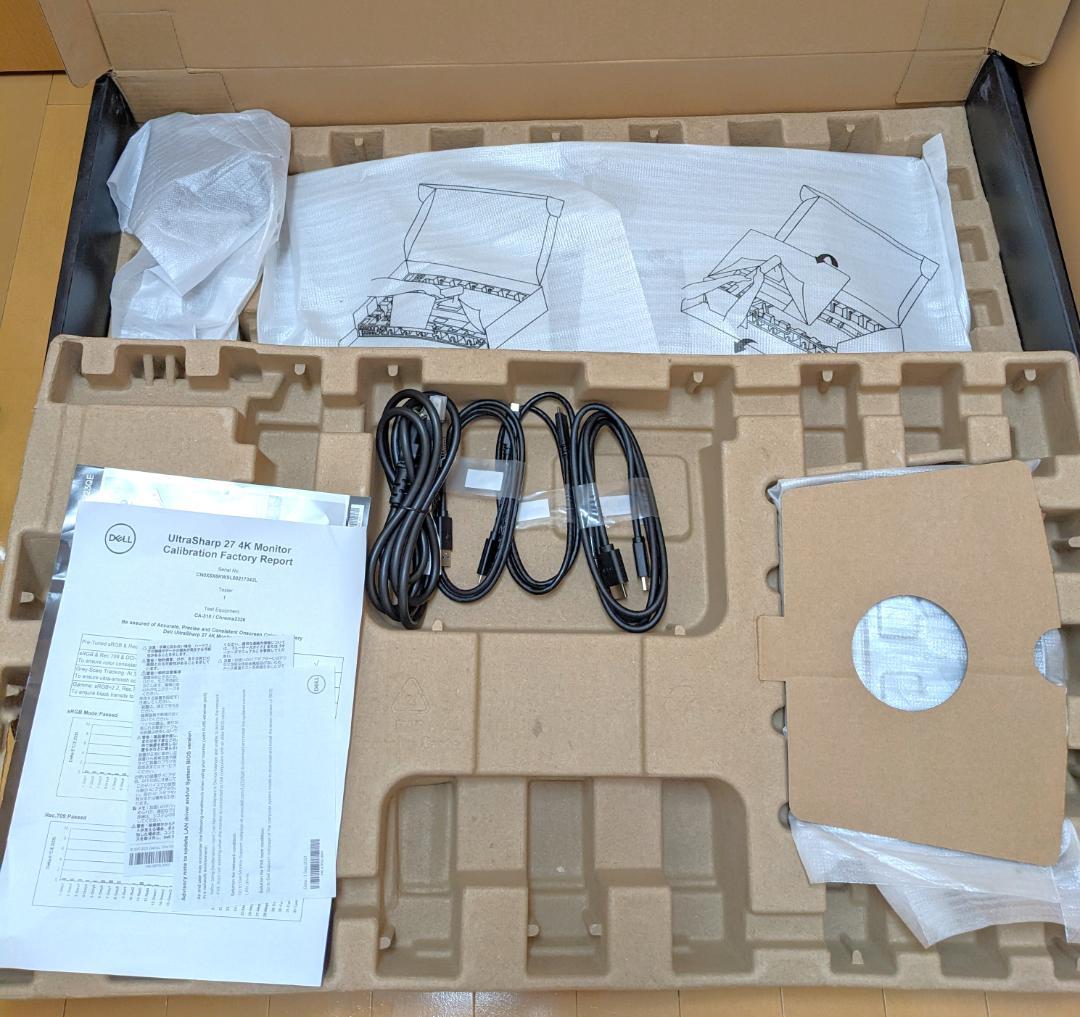 DELL U2723QX 27インチ 4K液晶ディスプレイ モニター 本体