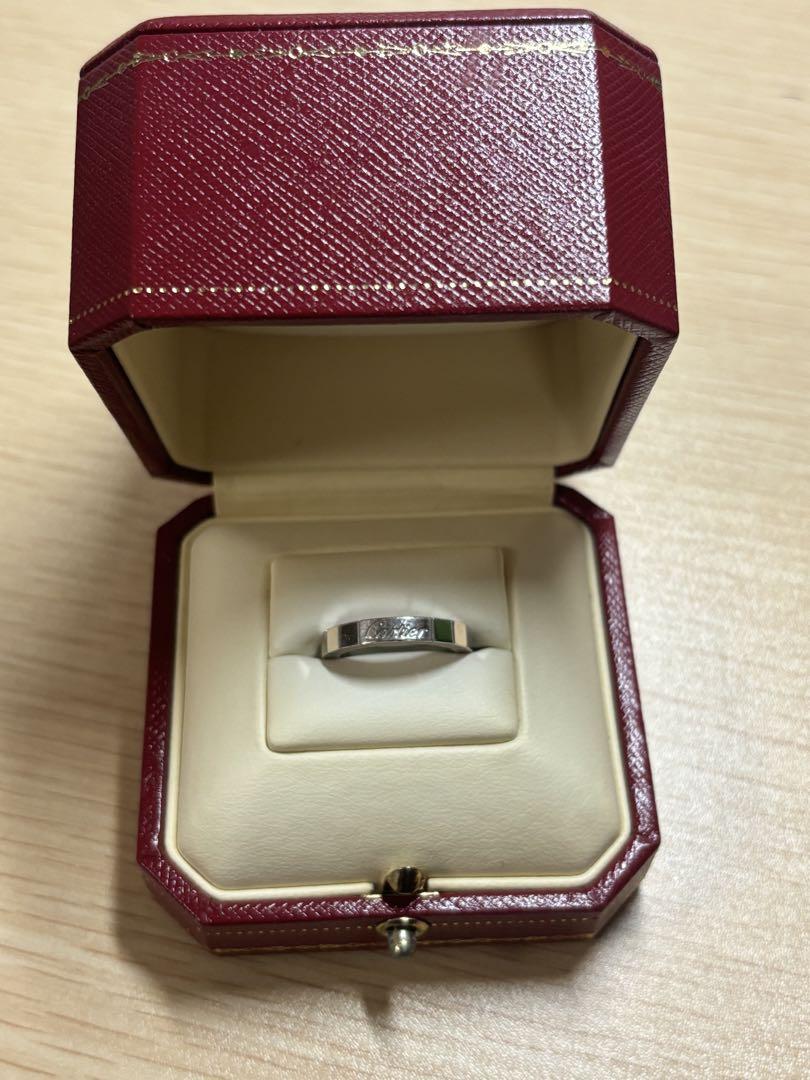 Cartier ラニエールリング K18 750 ホワイトゴールド サイズ46